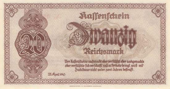 20 Mark 28.04.1945 ro.186